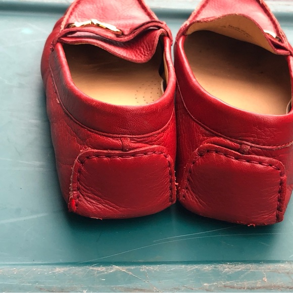 Cole Haan Nik. Air System Women's Red Leather Slip On Shoes Size 7B - Picture 7 of 13